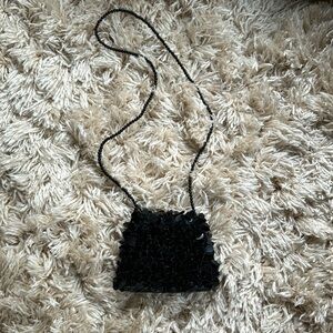 Black sequins mini party purse!